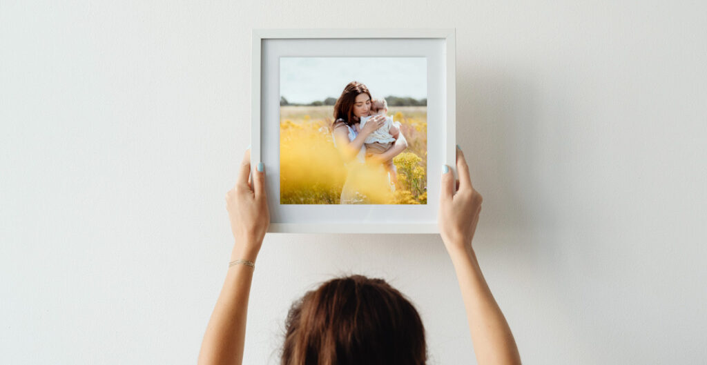 Familienfoto als Wandbild im Zuhause - Familienfotografie Hannover